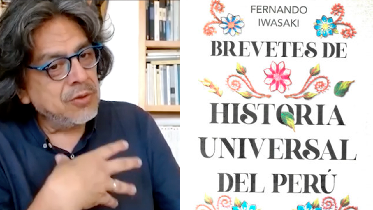 Fernando Iwasaki presenta su libro "Brevetes de Historia Universal del Perú"