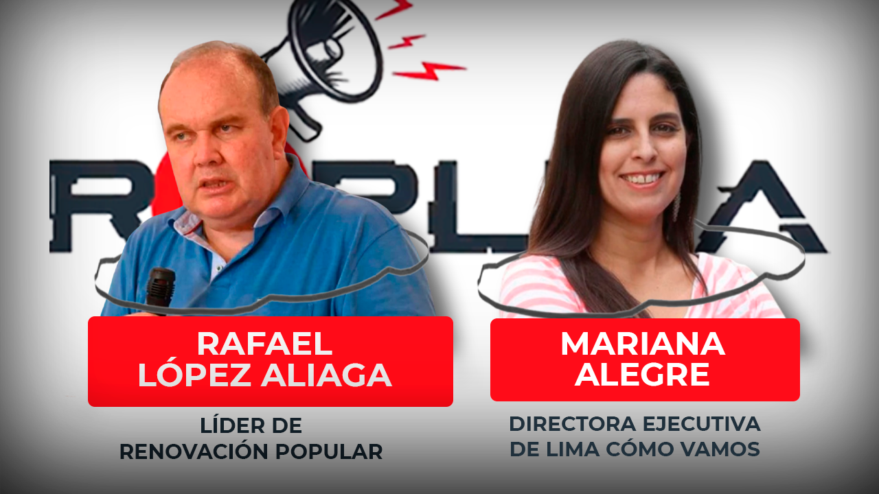 Esta noche en Réplica: Rafael López Aliaga y Mariana Alegre