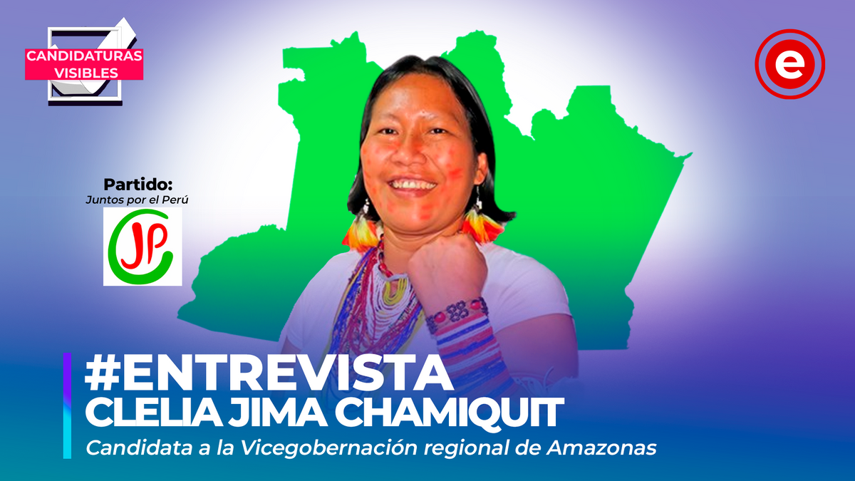 #CandidaturasVisibles | Clelia Jima, candidata a la vicegobernación regional de Amazonas por Juntos por el Perú