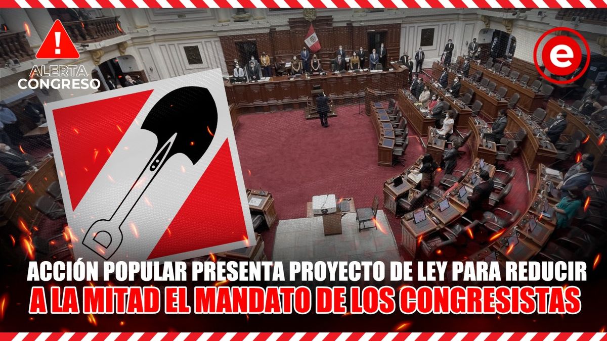 Alerta Congreso | Acción Popular presenta proyecto de ley para reducir a la mitad el mandato de congresistas