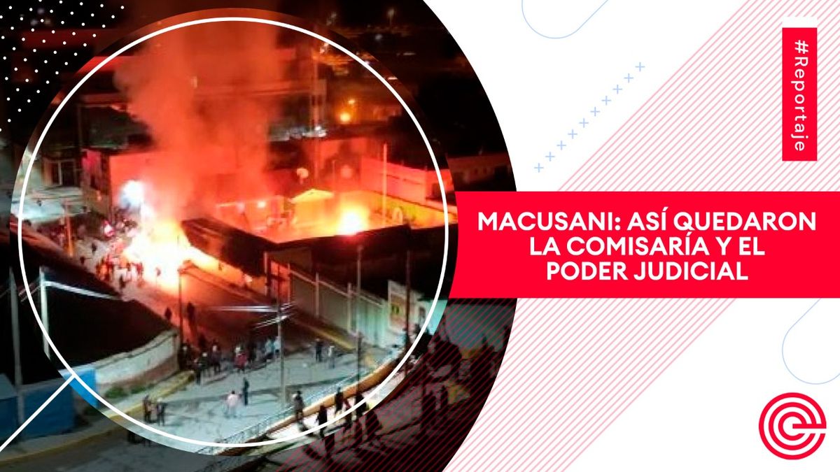 Macusani: así quedaron la comisaría y el Poder Judicial