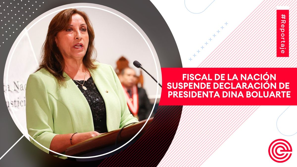 Fiscal de la Nación suspende declaración de presidenta Dina Boluarte