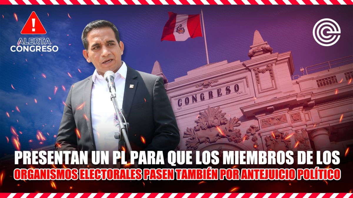 Congresista Elvis Vergara presenta PL para que miembros de los organismos electorales pasen por antejuicio político