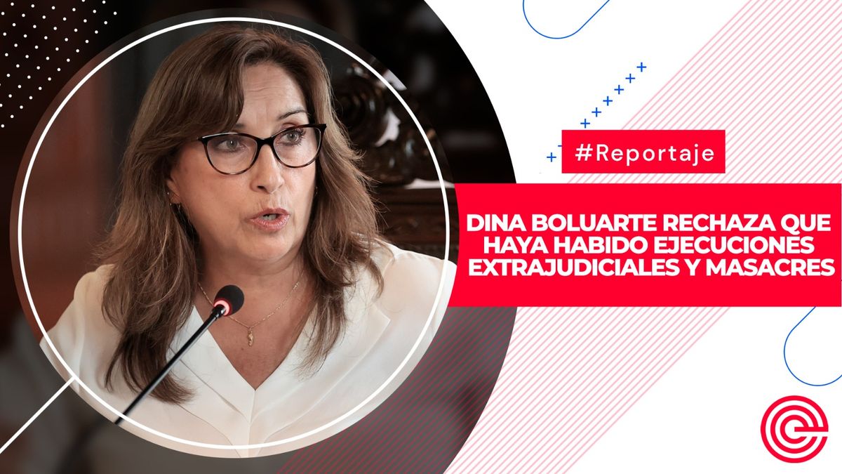 Dina Boluarte rechaza que haya habido ejecuciones extrajudiciales y masacres