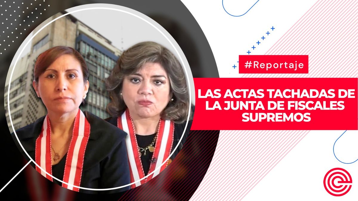 Patricia Benavides y Zoraida Ávalos. Junta de Fiscales Supremos.