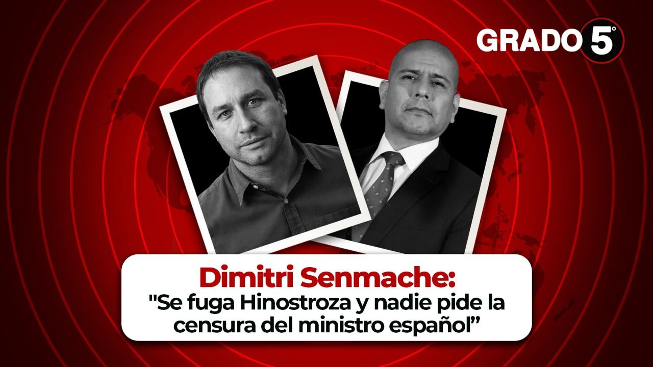 Dimitri Senmache: "Se fugó Hinostroza y nadie pidió la censura del ministro español”